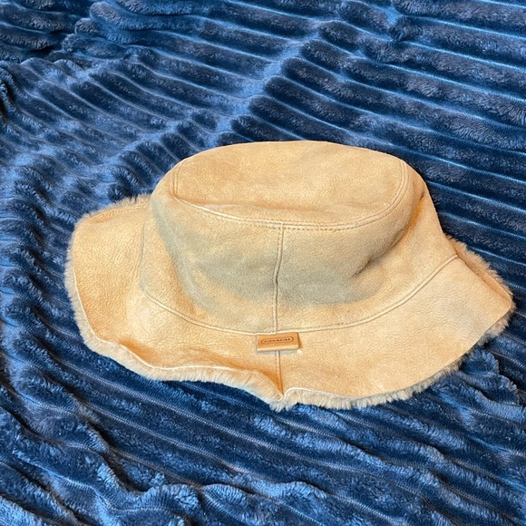 Coach Accessories - Vintage Coach Leather bucket hat